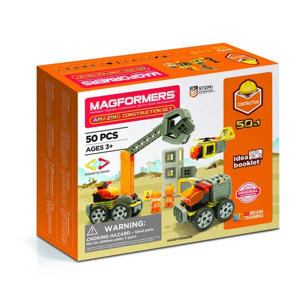 Set Magnetic Magformers – Șantierul De Construcții 50 Piese