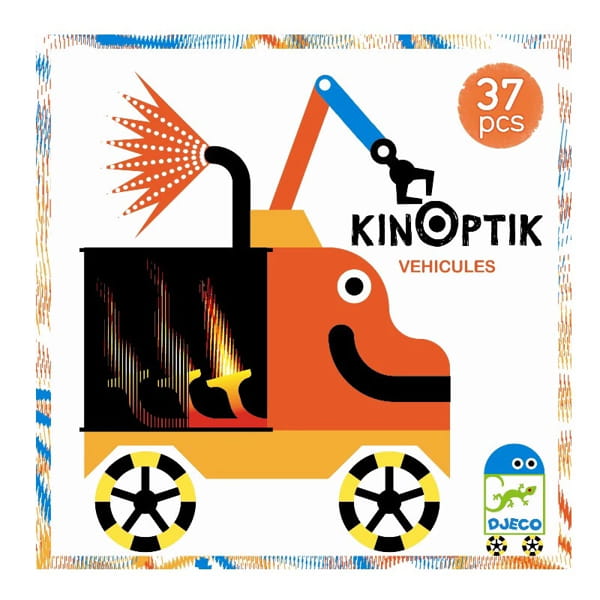 Joc De Construit Pentru Copii Vehicule Kinoptik