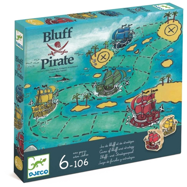 Joc de strategie copii board game – Djeco Bluff Piratejpg