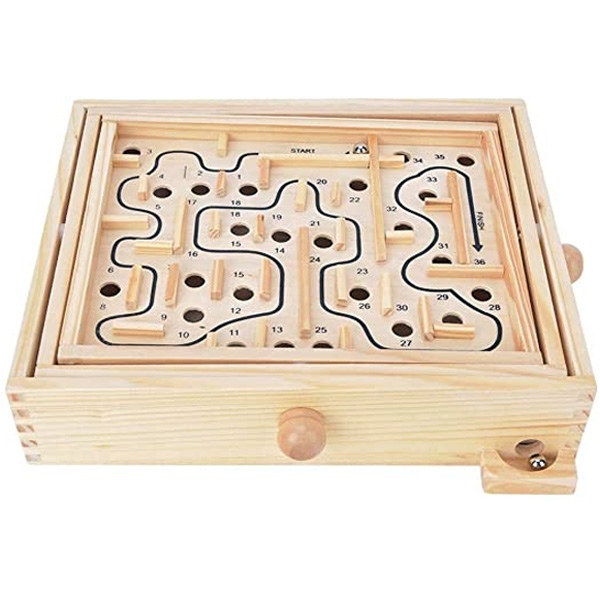 Joc labirint din lemn pentru copii