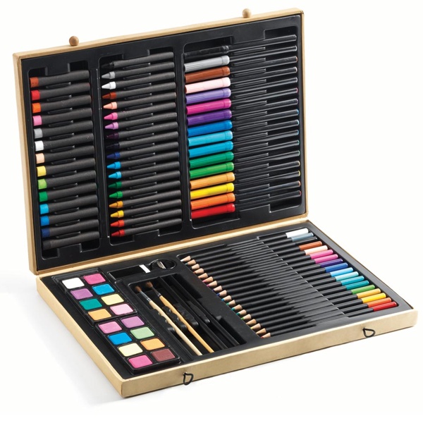 Marea Cutie De Culori Si Creioane Colorate Djeco