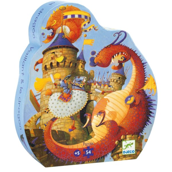 Puzzle Copii Cavalerul Si Dragonul