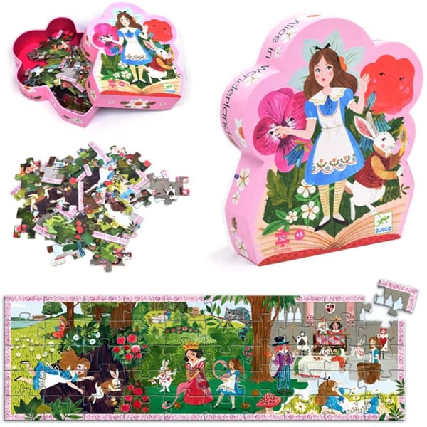 Puzzle Copii Alice În Țara Minunilor (50 Piese)-2