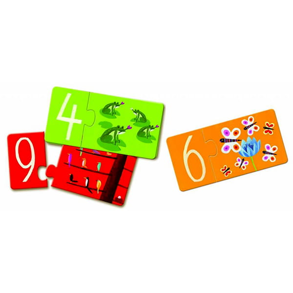 Puzzle Duo Pentru Copii – Numere Și Animale.1