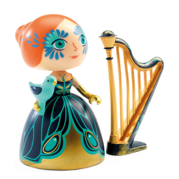 Figurina Copii Printesa Elisa Cu Harpa