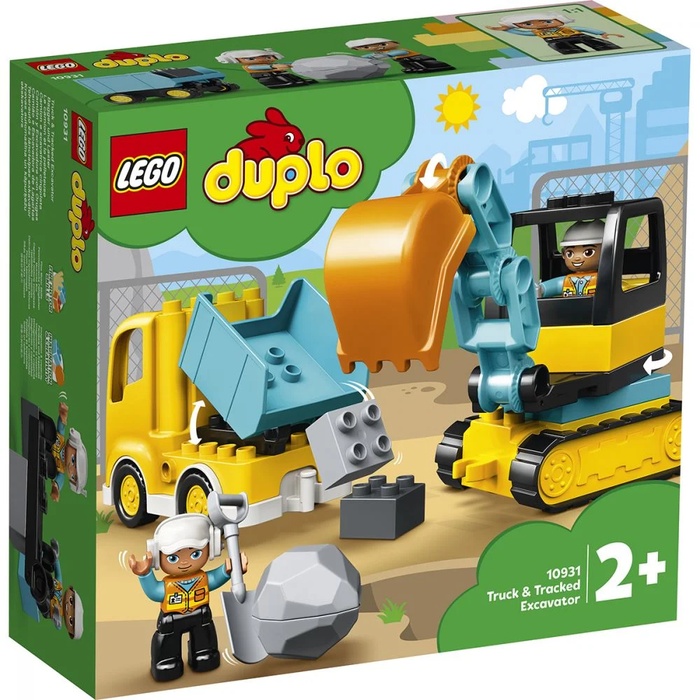 LEGO DUPLO – Camion Și Excavator Cu Șenile