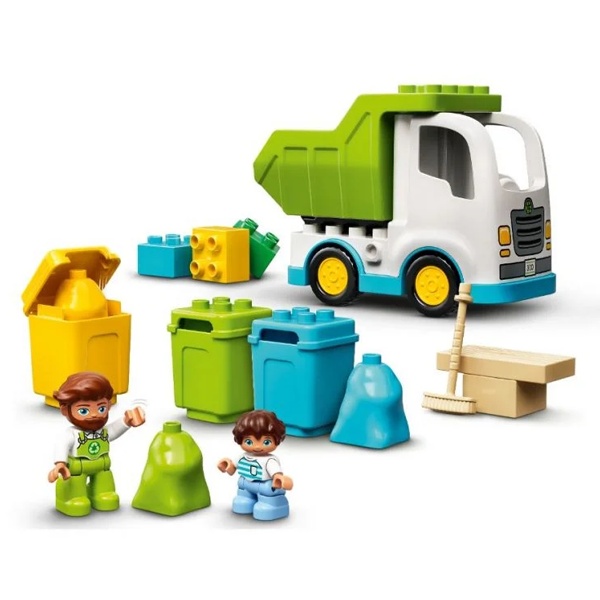 LEGO DUPLO – Camionul De Gunoi Și Recilare (Figurine)