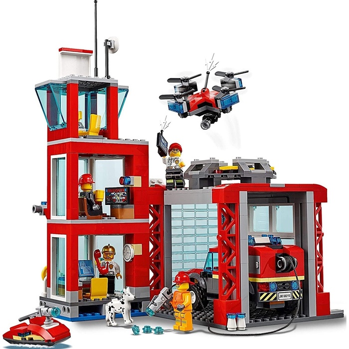 Setul LEGO City – Stația De Pompieri (60215) 2