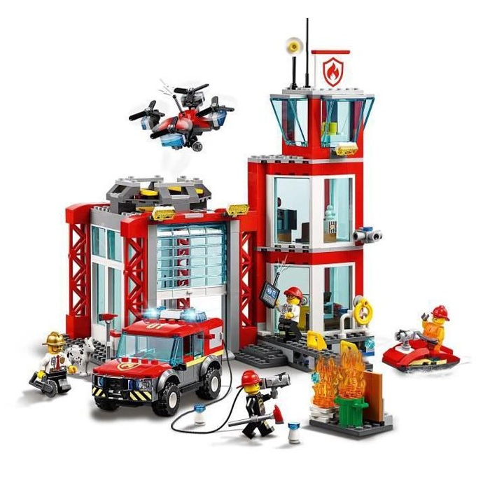 Setul LEGO City – Stația De Pompieri (60215)