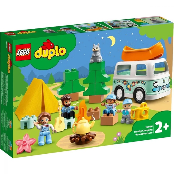 LEGO DUPLO – Aventura Cu Rulota De Camping A Familiei (10946)