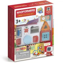 Set Magformers - Bucătăria Lui Minibot (33 Piese)