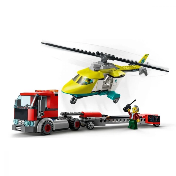 LEGO® City – Transportul elicopterului de salvare (60343)-5