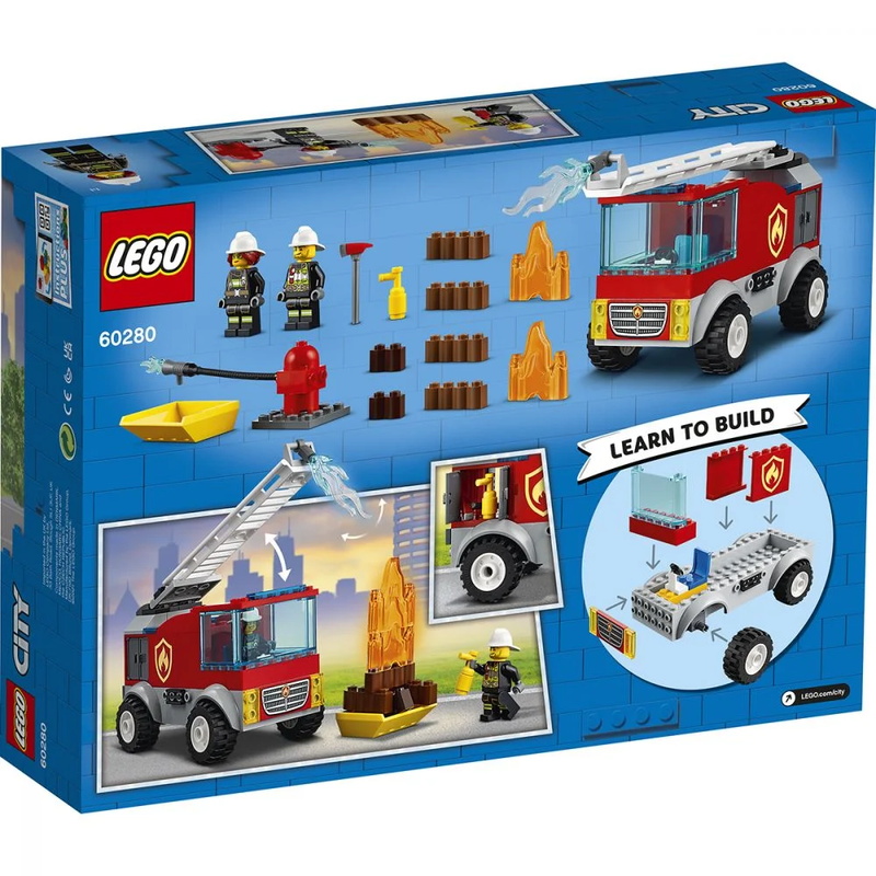 LEGO® City – Camion De Pompieri Cu Scara (60280)-2