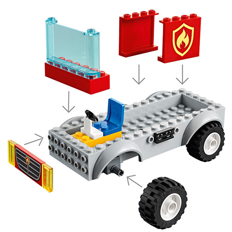 LEGO® City – Camion De Pompieri Cu Scara (60280)-4