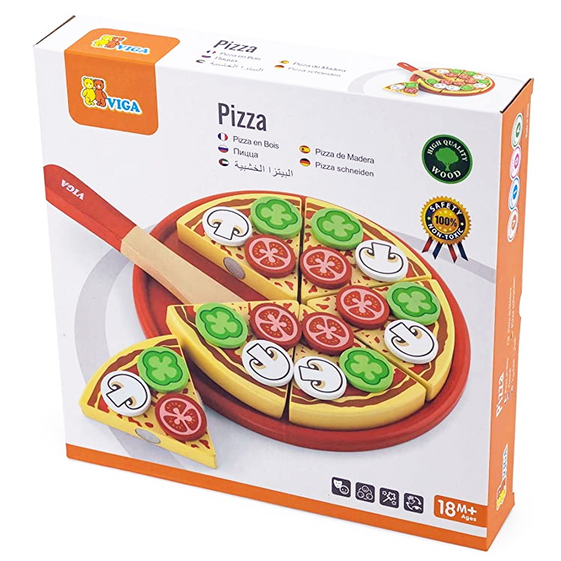 Jucarie Set Pizza Din Lemn VIGA (3)