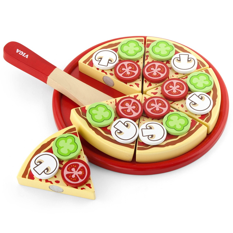 Set Jucarie Pizza Din Lemn VIGA
