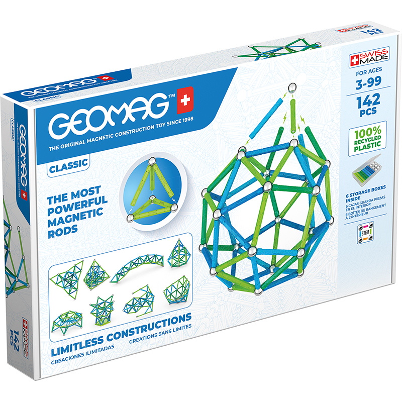 Set Magnetic Geomag Classic (142 Piese)