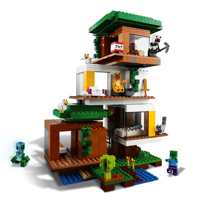 LEGO® Minecraft – Casa Modernă Din Copac (21174)-4