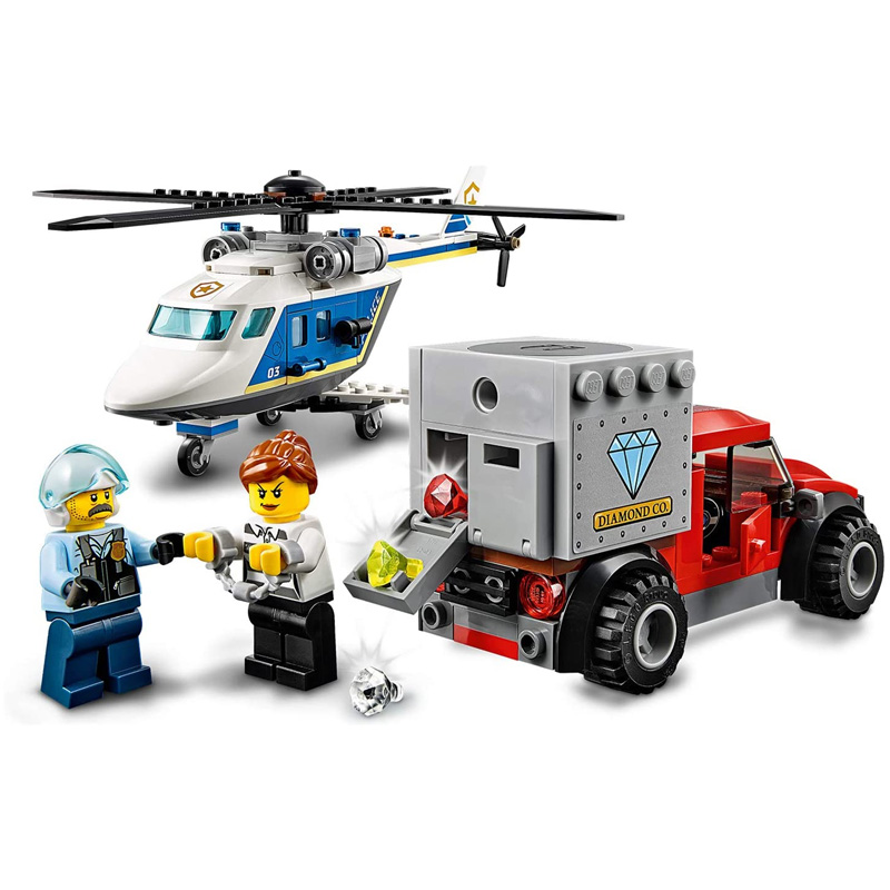 LEGO® City – Urmarire Cu Elicopterul Poliției (60243)-4